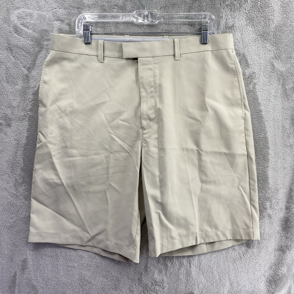Callaway Shorts Adult 36 Beige Tan Chino Golfing Pockets Outdoor Casual Mens EUC